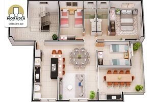 Apartamento a venda com 3 quartos no Bom Retiro em Ipatinga