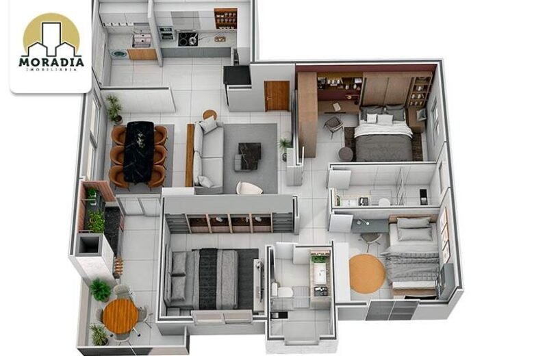 Apartamentos a venda com 3 quartos no Imbaúbas em Ipatinga