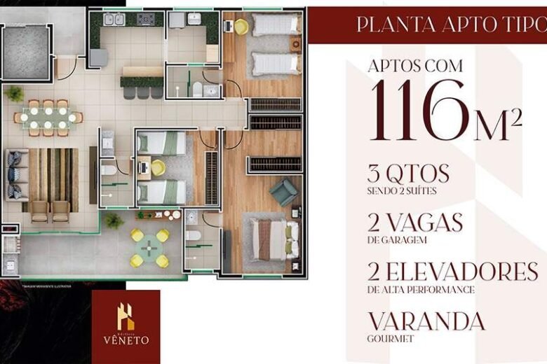 Cobertura Duplex a venda com 3 quartos no Santa Helena em Coronel Fabriciano
