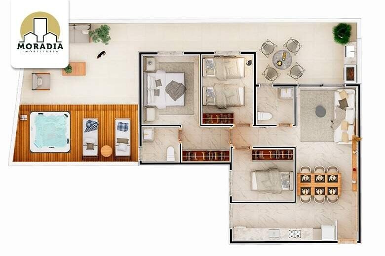 Apartamentos a venda com 3 quartos no Bela Vista em Ipatinga